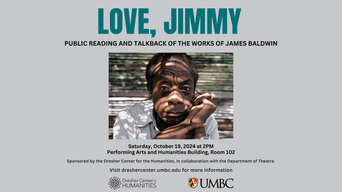 “Love, Jimmy” Public Reading and Talkback of the Works of James Baldwin