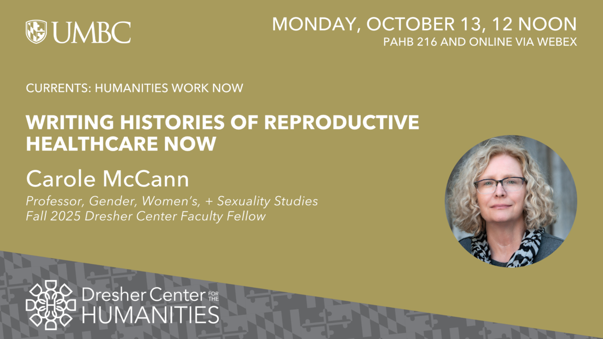 CURRENTS: Humanities Work Now with Carole McCann