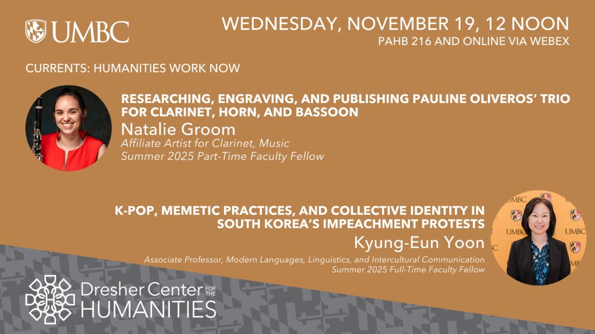 CURRENTS: Humanities Work Now with Natalie Groom and Kyung-Eun Yoon