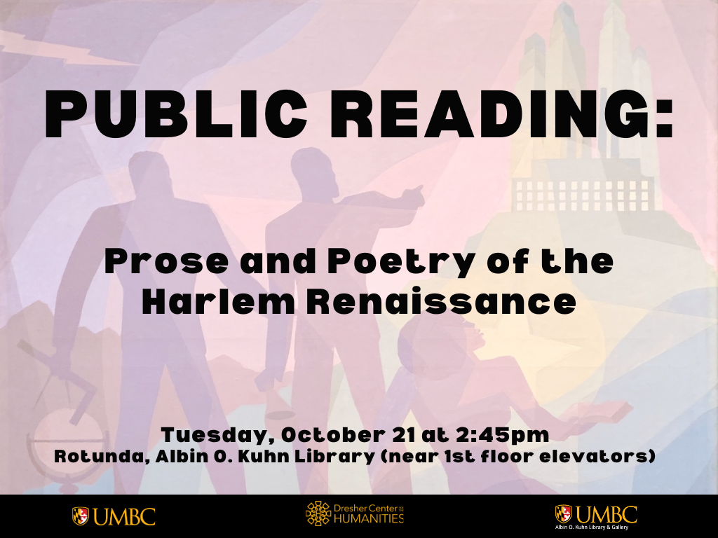 Dresher x AOK: Harlem Renaissance Prose and Poetry Reading